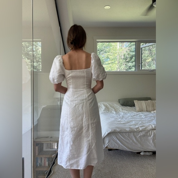 Banana Republic White Midi Dress - Picture 5 of 16